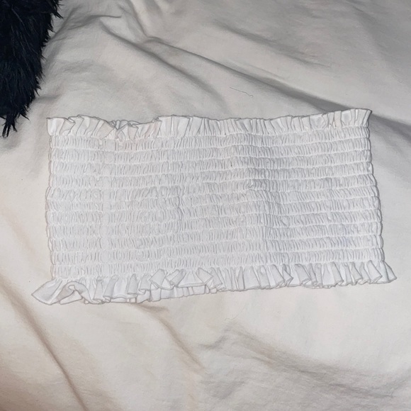 White bandeau smocked - Picture 1 of 1